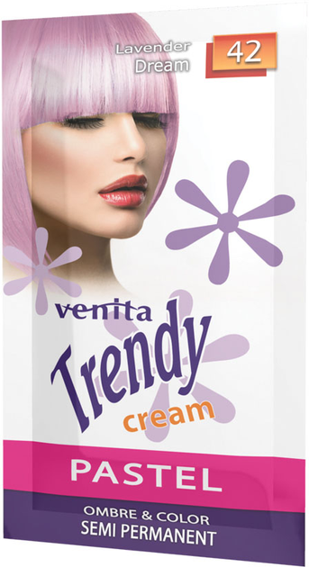 Крем-фарба для волосся Venita Trendy Cream Ultra 42 Лавандова мрія 35 мл (5902101519151) - зображення 1