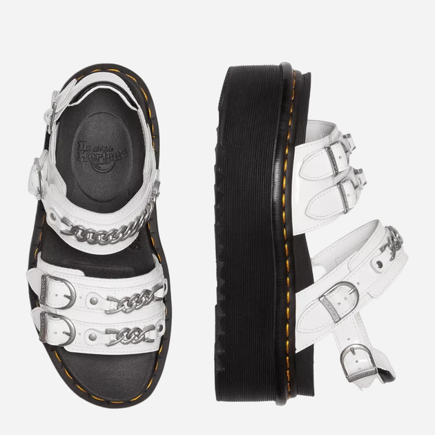 Жіночі сандалі Dr. Martens 27301100 39 (6UK) 24.5 см Білі (190665464481) - зображення 6