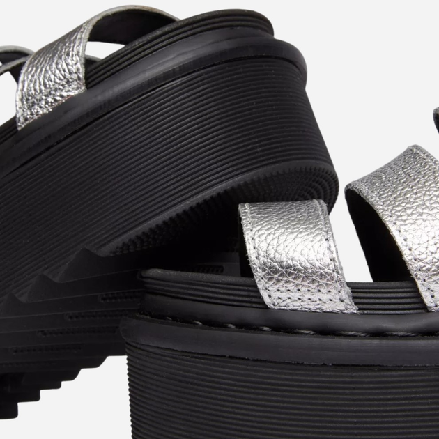Жіночі сандалі Dr. Martens 30715058 40 (6.5UK) 25 см Сріблясті (190665548303) - зображення 7