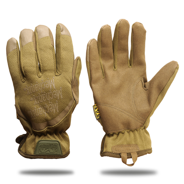 Тактичні рукавички з пальцями Mechanix wear 9025_XL_Beige - зображення 1