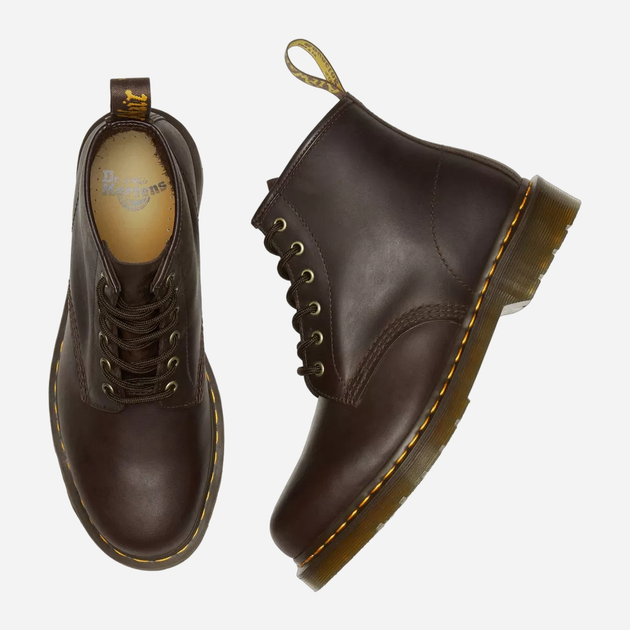 Glany damskie skórzane Dr. Martens 27761201 38 (5UK) 23.5 cm Ciemnobrązowe (190665488418) - obraz 5