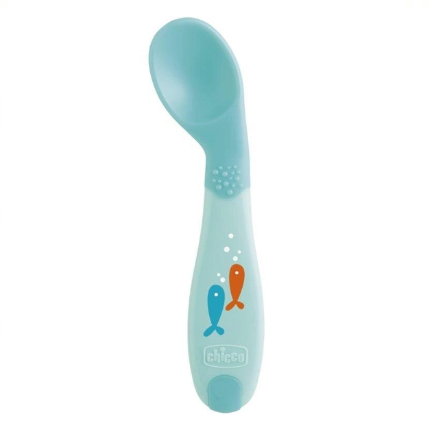 Перша ложка Chicco Baby's First Spoon 8 м + синя (8058664111077) - зображення 1