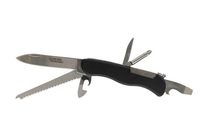 Мультитул MASTERTOOL "Швейцарский нож MAXI" 7в1 пластиковая ручка 79-0126 AMS1261 - изображение 1