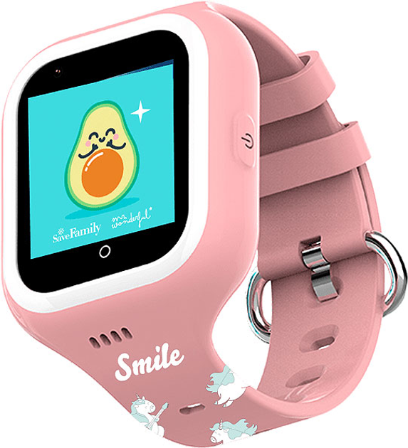 Smartwatch SaveFamily Iconic Plus Mr. Wonderful with GPS and call Różowy SF-RIRMW4G (8425402547373) - obraz 1