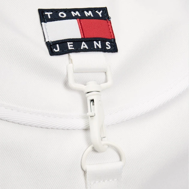 Plecak męski Tommy Hilfiger Tjm Heritage Flap Backpack AM0AM07405 Biały (8720113727442) - obraz 5