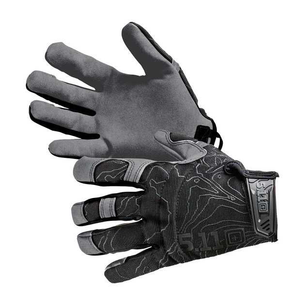 Тактичнi рукавички 5.11 Tactical High Abrasion Black 2XL (59371-019) - зображення 1