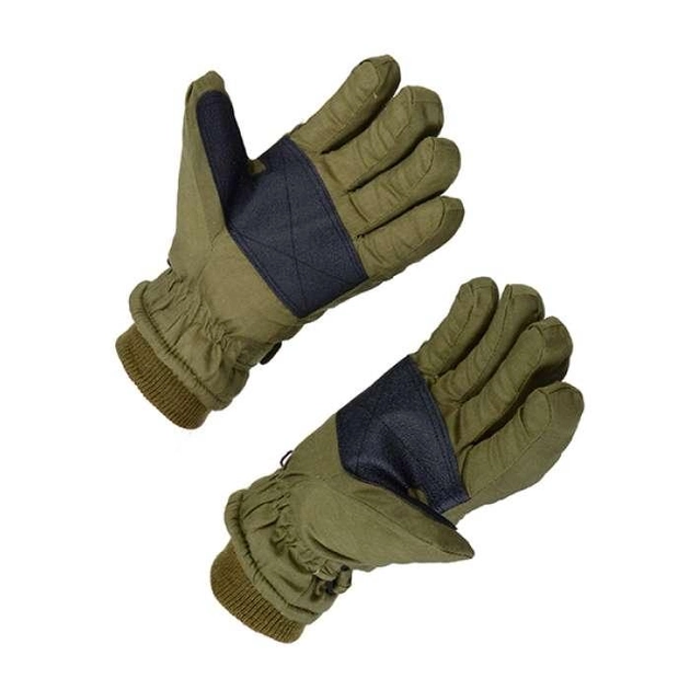 Перчатки военнополевые Утепленные S Олива Mil-Tec (4046872158957) - изображение 1