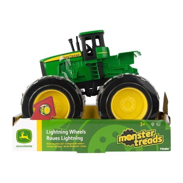 Іграшковий трактор John Deere Kids Monster Treads з великими колесами що світяться 46645 - зображення 2