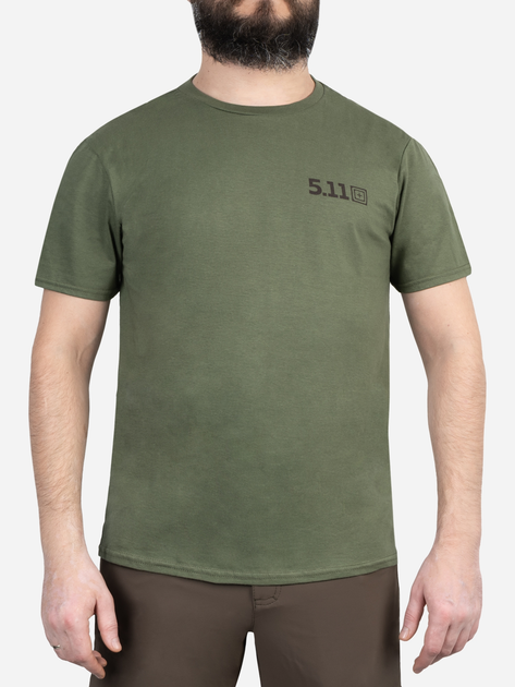 Футболка тактическая 5.11 Tactical EMEA Smoke 'Em 76276-225 L Military Green (2000980629633) - изображение 1