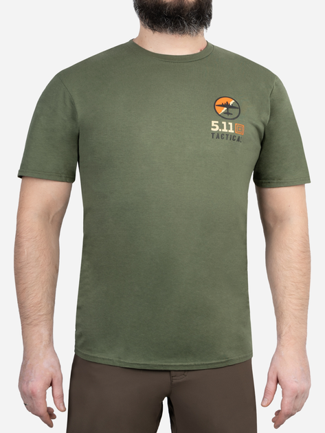 Футболка тактична 5.11 Tactical EMEA Bombs Away 76282-225 XL Military Green (2000980629718) - зображення 1