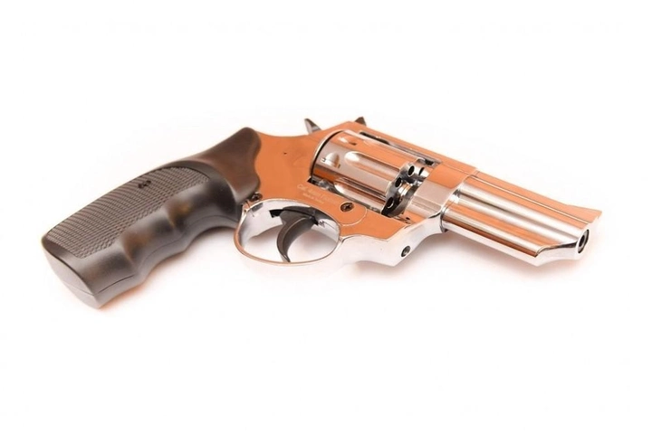 Револьвер Флобера Voltran Ekol Viper 3" (хром/пластик) + 200 Sellier & Bellot - изображение 2