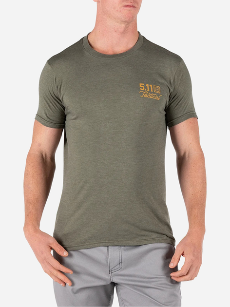 Футболка тактична 5.11 Tactical EMEA GOOD FIGHT Short Sleeve TEE 76288-225 S Military Green (2000980634224) - зображення 1