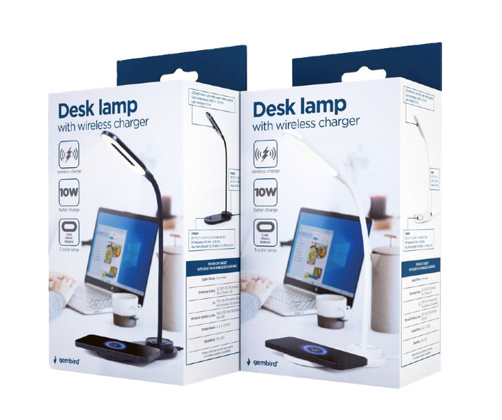 Lampa biurkowa Gembird LED Black (TA-WPC10-LED-01) - obraz 6