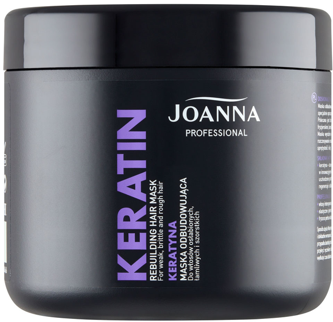 Маска для волосся Joanna Professional з кератином відновлювальна 500 г (5901018012823) - зображення 1