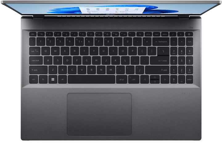 Laptop Acer Swift Go 16 OLED (NX.KFSEL.001) Steel Gray - obraz 5
