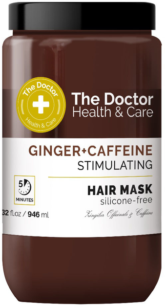 Maska do włosów The Doctor Health & Care imbir + kofeina stymulująca cebulki 946 ml (8588006041651) - obraz 1