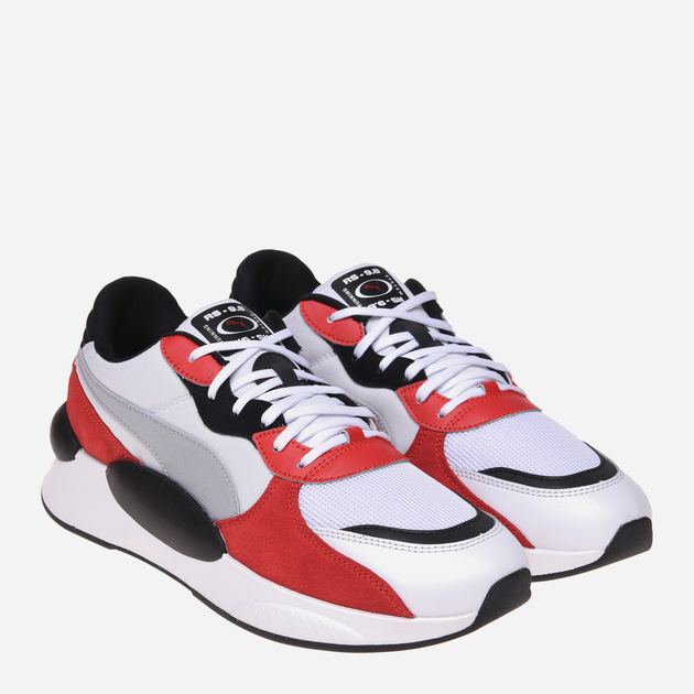 Buty sportowe męskie z siatką na platformie do kostki Puma RS 9.8 Space 37023001 45 29.5 cm Biały/Czerwony (4060981869283) - obraz 2