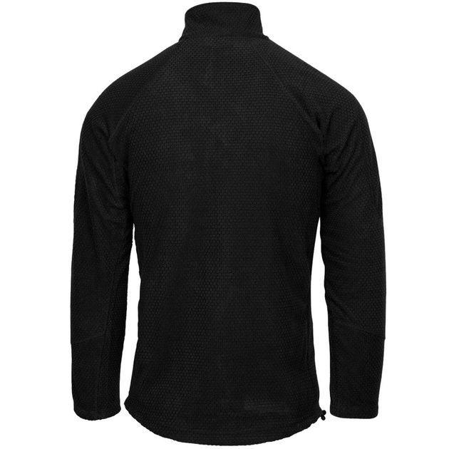 Куртка мужская Helikon-Tex Флисовая демисезонная повседневная M-T из 100% полиэстера сетчатой подкладкой стойка - воротник эластичные манжеты нагрудный карман с люверсом M Черная - изображение 2