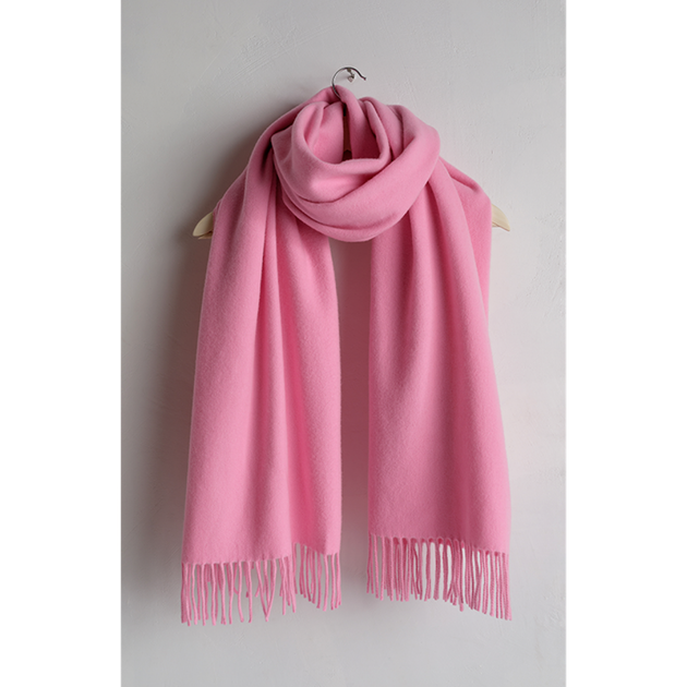 Шарф шерстяной Lanavitta SAFALANO CASHMERE ярко-розовый 50х200 Двуспальный евро (4450) - изображение 2