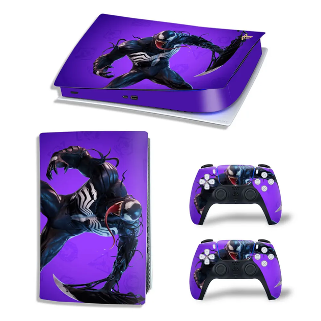 Виниловая наклейка для Sony PlayStation PS5 Venom Violet 360 - Фото 1 Виниловая наклейка для Sony PlayStation PS5 Venom Violet 360 - изображение 1