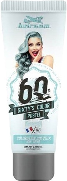 Farba kremowa bez utleniacza do włosów Hairgum Sixty's Color Hair Color Emerald 60 ml (3426354087790) - obraz 1