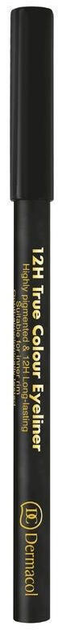 Підводка для очей Dermacol 12H True Colour стійка в олівці 8 Black 2 г (85959163) - зображення 1