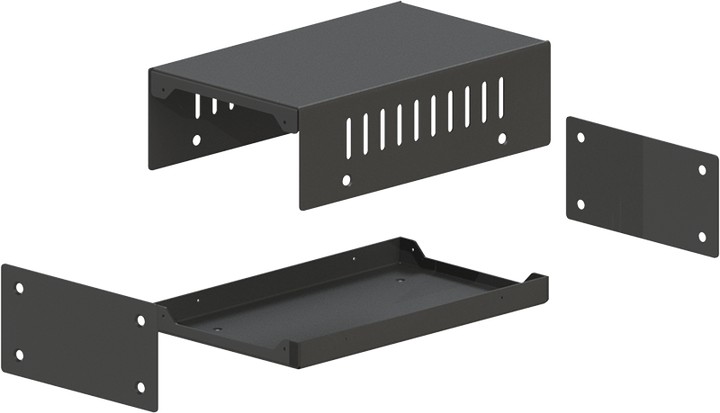 Корпус металевий MiBox MB-50 (Ш90 Г150 В45) чорний - Фото 2 Корпус металевий MiBox MB-50 (Ш90 Г150 В45) чорний - зображення 2