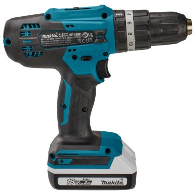 Шуруповерт Makita з ударом, 18V G-Series, 2x2Ah, кейс, 42/24Нм ...
