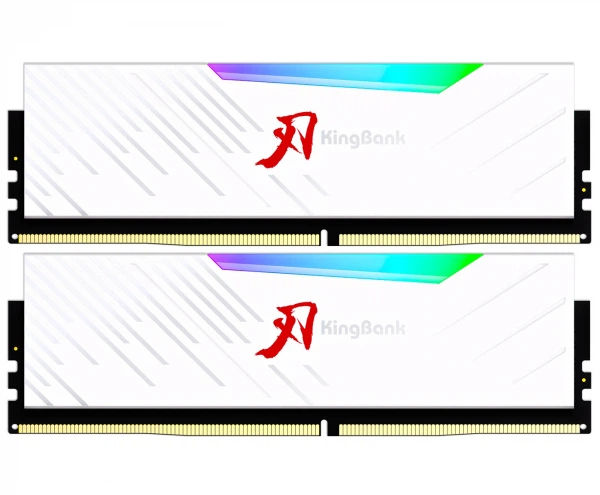 Память 16Gb x 2 (32Gb Kit) ddr5, 6400 MHz, KingBank SharpBlade rgb