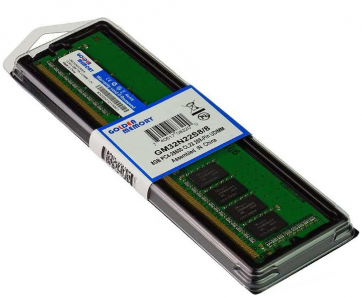 Модуль памяти для компьютера ddr4 8gb 3200 MHz Golden Memory (gm32n22s8/8) - изображение 2