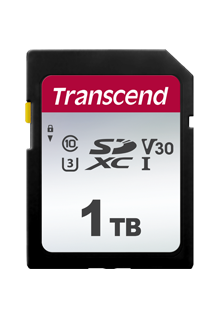Карта памяти sdxc, 1Tb, Transcend 300s, Сlass10 uhs-i u3 v30, до 100/85 МБ/с (ts1tsdc300s) - Фото 1 Карта памяти sdxc, 1Tb, Transcend 300s, Сlass10 uhs-i u3 v30, до 100/85 МБ/с (ts1tsdc300s) - изображение 1
