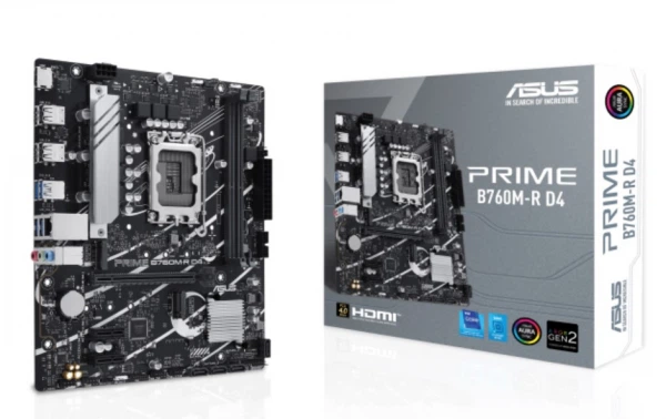 ASUS PRIME B760M-R-D4 (90MB1HA0-M0EAY0)