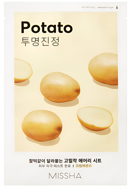 Maseczka do twarzy Missha Airy Fit Sheet Mask Potato 19 ml (8809581454767) - obraz 1