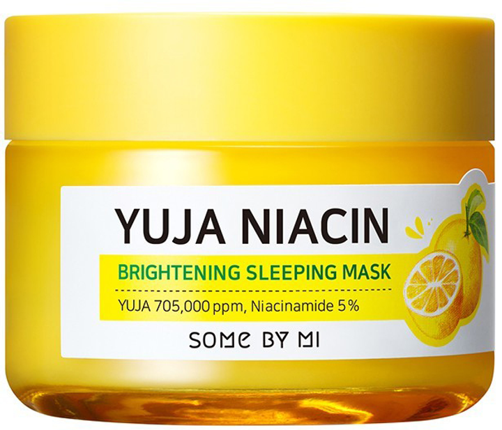 Маска для обличчя Some By Mi Yuja Niacin Miracle Brightening Sleeping Mask 60 г (8809647390305) - зображення 1