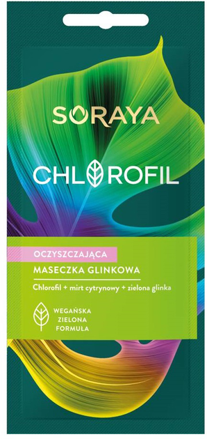 Маска для обличчя Soraya Chlorofil Cleansing Clay Mask 8 мл (5901045089287) - зображення 1
