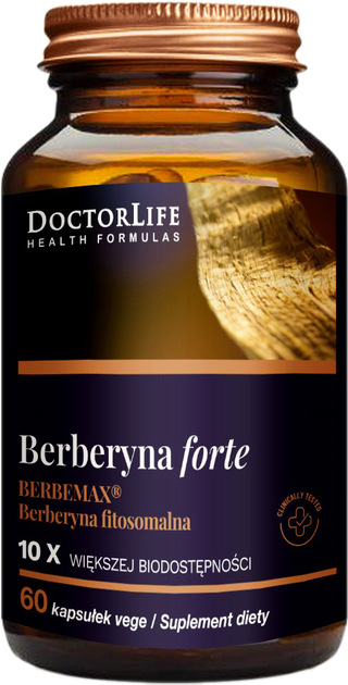 Suplement diety Doctor Life Berberyna Forte 60 kapsułek (5905692385075) - obraz 1