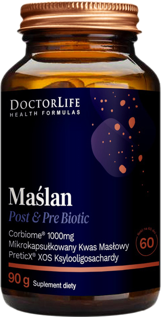 Suplement diety Doctor Life Maślan kwas masłowy 90 g (5903317644927) - obraz 1