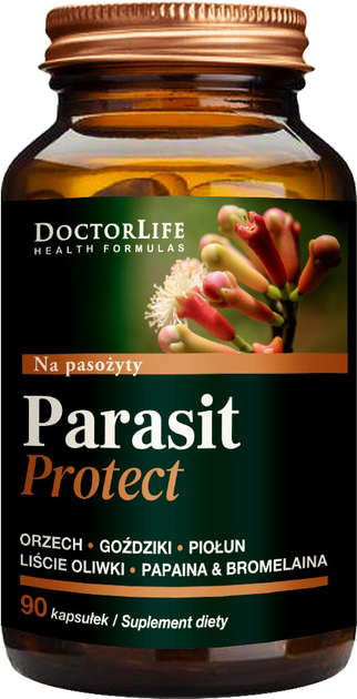 Харчова добавка Doctor Life Паразит Протект 600 мг 90 капсул (6314220381172) - зображення 1