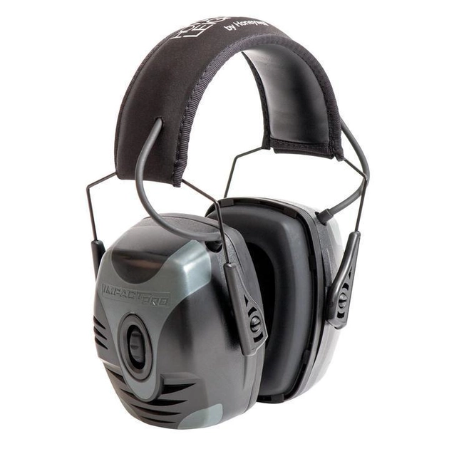 Навушники активні шумоподавлюючі Impact Pro R-01902 Чорні тактичні для стрільби - зображення 2
