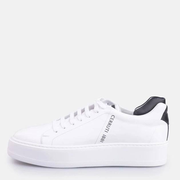 Sneakersy męskie skórzane na platformie Cerruti 1881 CSSU01094M 42 Białe (8052579068914) - obraz 3