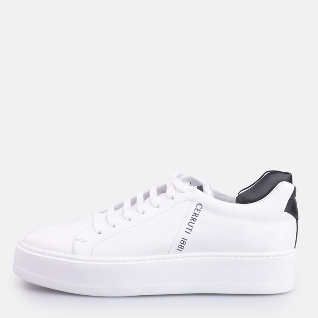Sneakersy męskie skórzane na platformie Cerruti 1881 CSSU01094M 44 Białe (8052579068976) - obraz 3