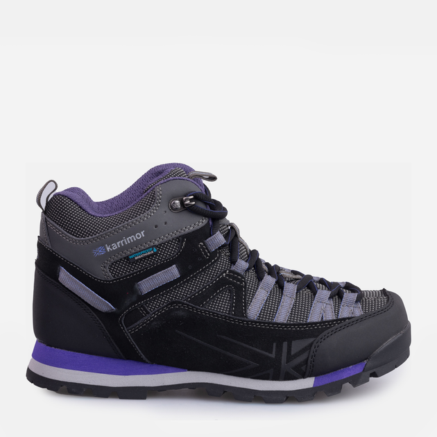 Жіночі черевики з мембраною Karrimor Spike Mid 3 Ladies weathertite K951-BKP 38 (5UK) 23.5 см Чорний/Фіолетовий (5017272864174) - зображення 1