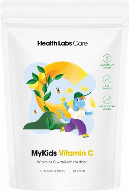 Дієтична добавка Health Labs Care MyKids Вітамін С у желе 60 драже (5904999479296) - зображення 1