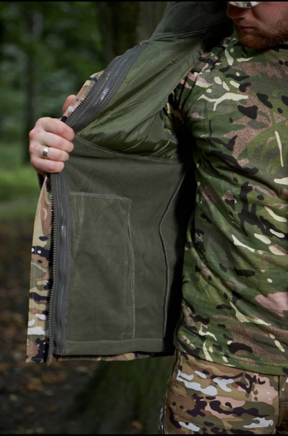 Куртка Софтшел Han Wild G8 Soft Shell размер XL мультикам с флисовой подкладкой до -15 - изображение 2