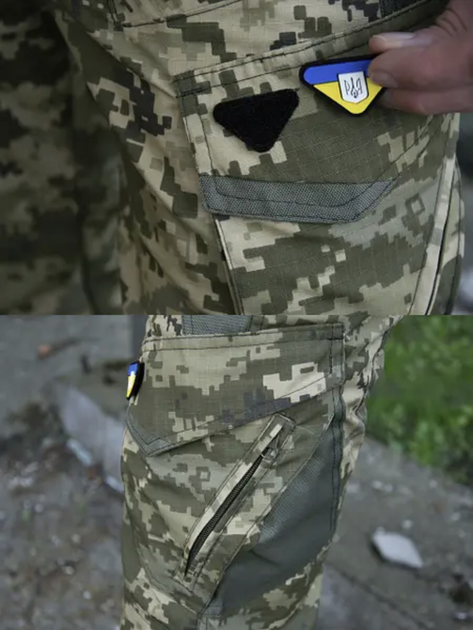 Тактичні штани Caiman Aggressor піксель Ріп-Стоп штани для військовослужбовців L - зображення 2