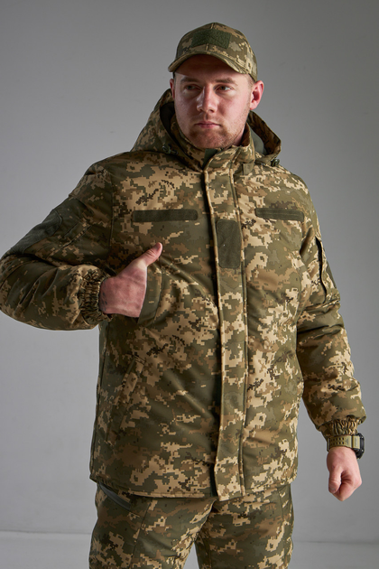 Тактическая зимняя куртка пиксель"Tactical WinterGuard Pro-X" 46/4 размер. - изображение 1