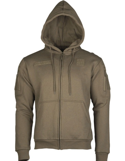 Кофта Sturm Mil-Tec Tactical Hoodie Zipper олива M 11472012 - изображение 1