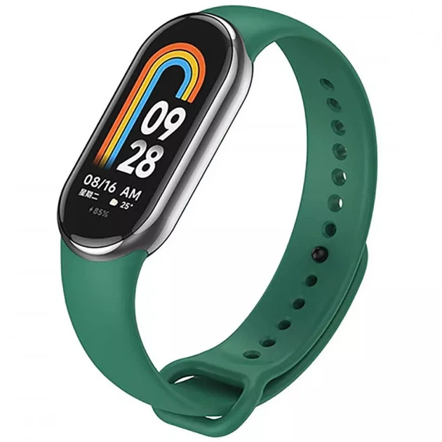 Силіконовий ремінець для Xiaomi Mi Band 8/9/10 (Зелений / Forest green) Epik (169802) - Фото 1 Силіконовий ремінець для Xiaomi Mi Band 8/9/10 (Зелений / Forest green) Epik (169802) - зображення 1