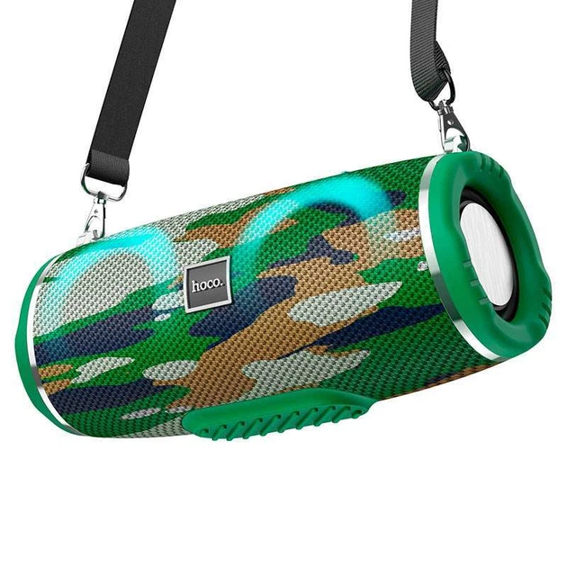 Bluetooth Колонка HOCO HC12 Sports (Camouflage Green) (166698) - Фото 1 Bluetooth Колонка HOCO HC12 Sports (Camouflage Green) (166698) - изображение 1