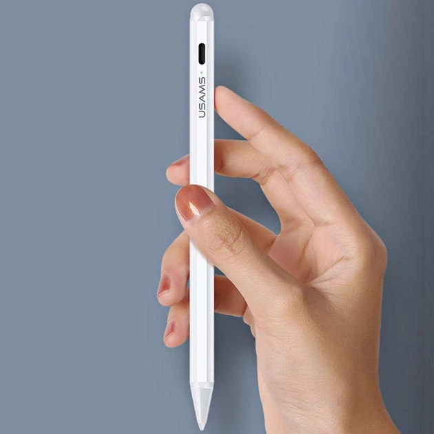 Стилус USAMS US-ZB135 Active Touch Screen Capacitive (Белый) (36396) - изображение 2